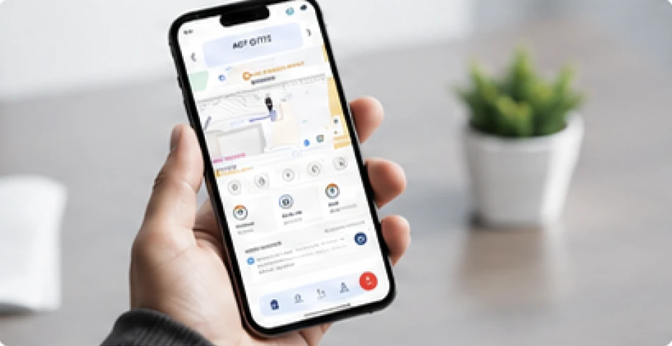 Customer mobile app